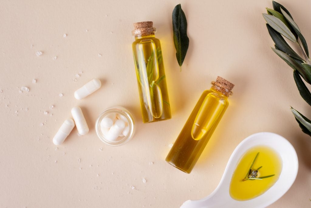 Best supplements for hair loss in females displayed on a white background