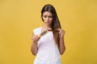young lady searching for supplements for hair loss in females